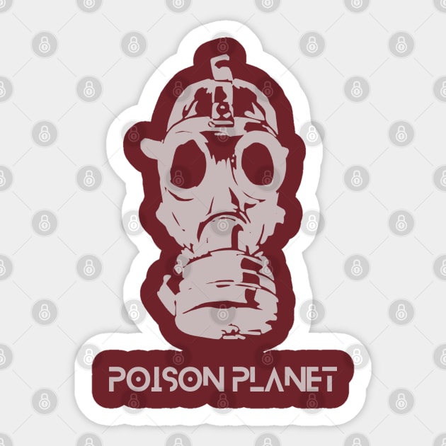 pollution planet, climate crisis, gas mask future Sticker by Teessential